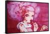 Cotton Candy Curly Cue-Camilla D'Errico-Framed Stretched Canvas