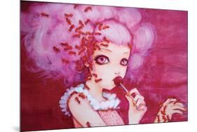 Cotton Candy Curly Cue-Camilla D'Errico-Mounted Premium Giclee Print
