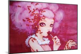 Cotton Candy Curly Cue-Camilla D'Errico-Mounted Art Print