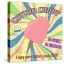 Cotton Candy Vintage Poster-radubalint-Stretched Canvas