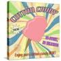 Cotton Candy Vintage Poster-radubalint-Stretched Canvas