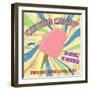 Cotton Candy Vintage Poster-radubalint-Framed Art Print