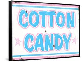 Cotton Candy-Retroplanet-Framed Stretched Canvas