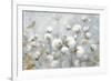 Cotton Field Blue Gray Crop-Julia Purinton-Framed Art Print