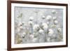 Cotton Field Blue Gray Crop-Julia Purinton-Framed Art Print