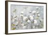 Cotton Field Blue Gray Crop-Julia Purinton-Framed Art Print