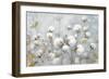 Cotton Field Blue Gray Crop-Julia Purinton-Framed Art Print