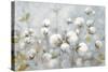 Cotton Field Blue Gray Crop-Julia Purinton-Stretched Canvas