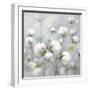 Cotton Field Blue Gray Crop-Julia Purinton-Framed Art Print