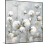 Cotton Field Blue Gray Crop-Julia Purinton-Mounted Art Print