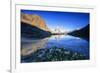 Cotton Grass Frame the Matterhorn Reflected in Lake Stellisee at Dawn, Switzerland-Roberto Moiola-Framed Photographic Print