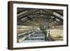 Cotton Manufacture: Mule Spinning, C1830-null-Framed Giclee Print