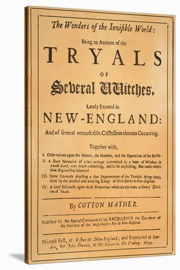 Cotton Mather, 1693-null-Stretched Canvas