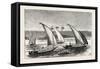 Cotton on its Way Down the Nile, Egypt, 1873-null-Framed Stretched Canvas