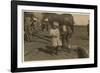 Cotton Picker Aged 4 Who Picks 15 Pounds a Day Regularly and 7 Year Old Who Picks 50. They Move fro-Lewis Wickes Hine-Framed Photographic Print