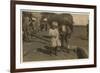 Cotton Picker Aged 4 Who Picks 15 Pounds a Day Regularly and 7 Year Old Who Picks 50. They Move fro-Lewis Wickes Hine-Framed Photographic Print