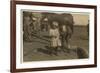 Cotton Picker Aged 4 Who Picks 15 Pounds a Day Regularly and 7 Year Old Who Picks 50. They Move fro-Lewis Wickes Hine-Framed Photographic Print