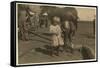 Cotton Picker Aged 4 Who Picks 15 Pounds a Day Regularly and 7 Year Old Who Picks 50. They Move fro-Lewis Wickes Hine-Framed Stretched Canvas