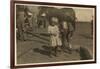 Cotton Picker Aged 4 Who Picks 15 Pounds a Day Regularly and 7 Year Old Who Picks 50. They Move fro-Lewis Wickes Hine-Framed Photographic Print