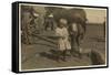 Cotton Picker Aged 4 Who Picks 15 Pounds a Day Regularly and 7 Year Old Who Picks 50. They Move fro-Lewis Wickes Hine-Framed Stretched Canvas