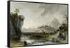 Cotton Plantations Ning Po-Thomas Allom-Framed Stretched Canvas