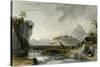 Cotton Plantations Ning Po-Thomas Allom-Stretched Canvas