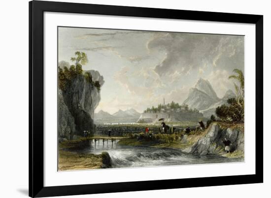 Cotton Plantations Ning Po-Thomas Allom-Framed Art Print