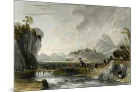 Cotton Plantations Ning Po-Thomas Allom-Mounted Art Print