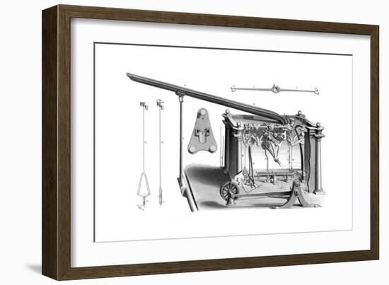 Cotton's Patent Automaton Balance. with Pilcher's Improvements, 1866-Joseph Wilson Lowry-Framed Giclee Print