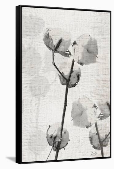 Cotton Stem 2-Denise Brown-Framed Stretched Canvas