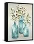 Cotton Still Life III Blue-Julia Purinton-Framed Stretched Canvas