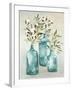 Cotton Still Life III Blue-Julia Purinton-Framed Art Print