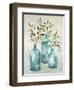 Cotton Still Life III Blue-Julia Purinton-Framed Art Print