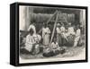 Cotton Store, Bombay-null-Framed Stretched Canvas
