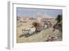 Cotton Transport, India, 1862-William Simpson-Framed Giclee Print