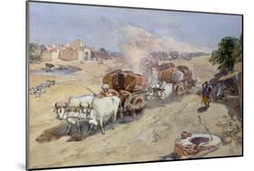 Cotton Transport, India, 1862-William Simpson-Mounted Giclee Print