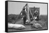 Cotton Weighing-Dorothea Lange-Framed Stretched Canvas