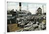 Cotton Wharves, New Orleans, Louisiana, USA, Early 20th Century-null-Framed Giclee Print