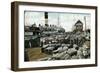 Cotton Wharves, New Orleans, Louisiana, USA, Early 20th Century-null-Framed Giclee Print