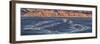 Cottonball Basin salt flats, Panamint Range, Death Valley National Park, California, USA-Panoramic Images-Framed Photographic Print