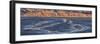 Cottonball Basin salt flats, Panamint Range, Death Valley National Park, California, USA-Panoramic Images-Framed Photographic Print