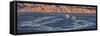 Cottonball Basin salt flats, Panamint Range, Death Valley National Park, California, USA-Panoramic Images-Framed Stretched Canvas