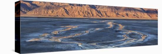 Cottonball Basin salt flats, Panamint Range, Death Valley National Park, California, USA-Panoramic Images-Stretched Canvas