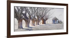 Cottonwood and Pickup-Chris Vest-Framed Art Print