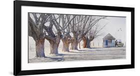 Cottonwood and Pickup-Chris Vest-Framed Art Print