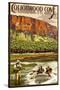 Cottonwood Cove, Colorado Views-Lantern Press-Stretched Canvas