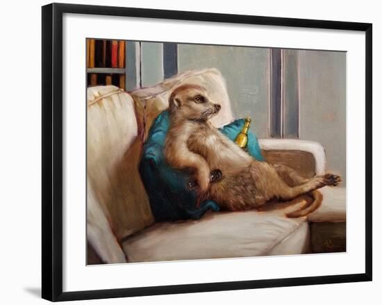 Couch Potato-Lucia Heffernan-Framed Art Print