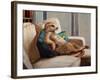 Couch Potato-Lucia Heffernan-Framed Art Print