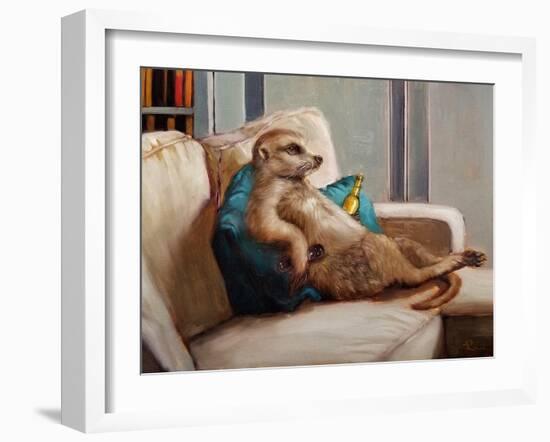 Couch Potato-Lucia Heffernan-Framed Art Print