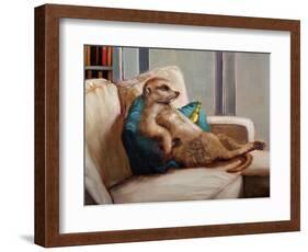 Couch Potato-Lucia Heffernan-Framed Art Print